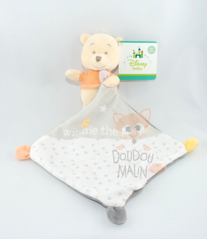  winnie the pooh gris blanc étoile oiseau 